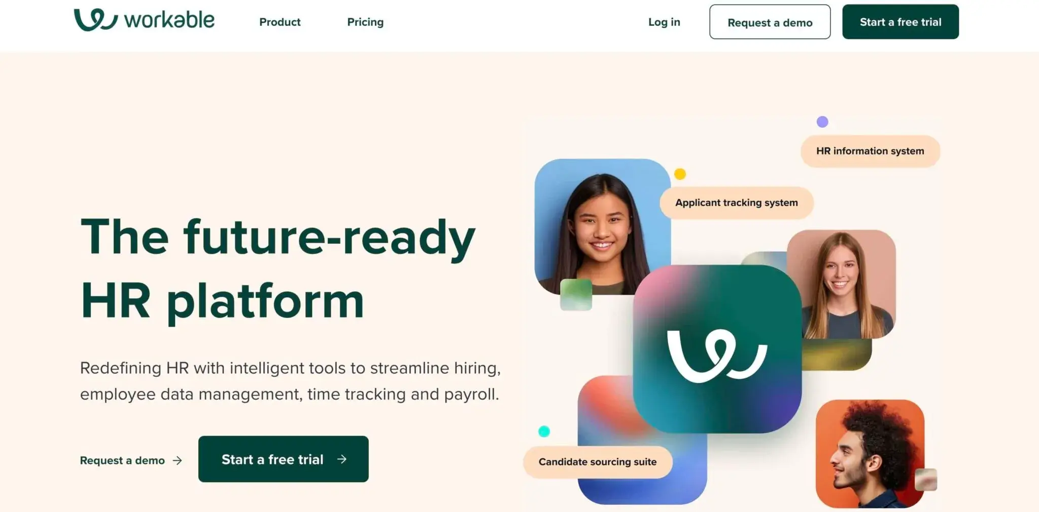 Workable Screenshot Homepage