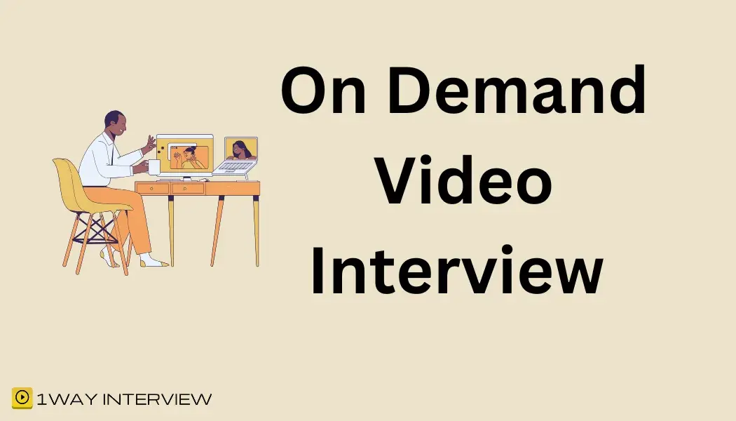 Illustration of On Demand Video Interview 